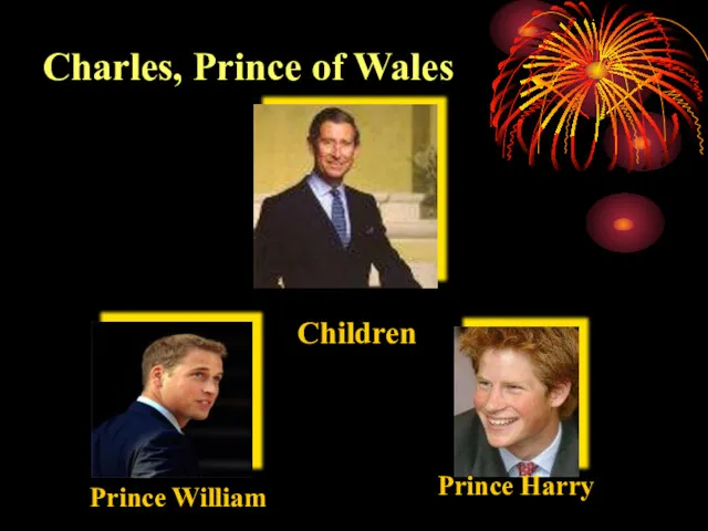 Charles, Prince of Wales Prince William Prince Harry Children