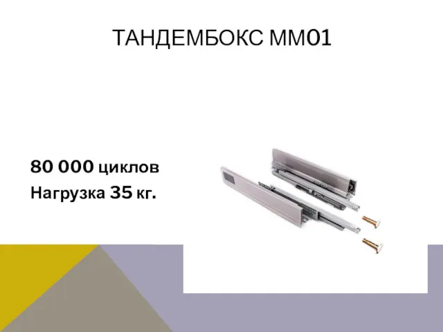 ТАНДЕМБОКС ММ01 80 000 циклов Нагрузка 35 кг.