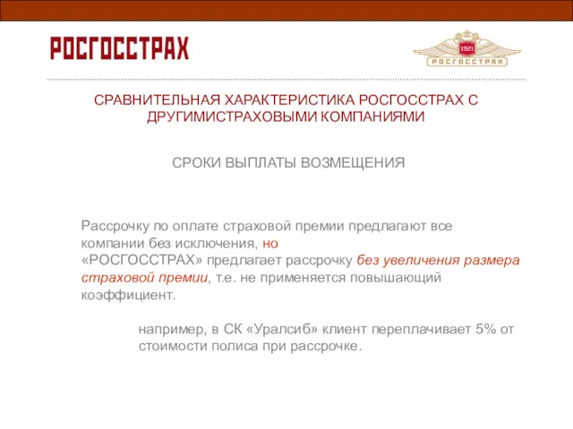 Рассрочку по оплате страховой премии предлагают все компании без исключения,