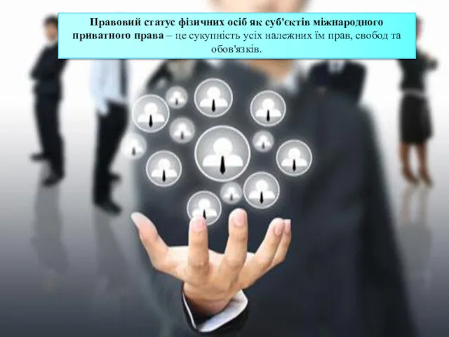 Правовий статус фізичних осіб як суб'єктів міжнародного приватного права –