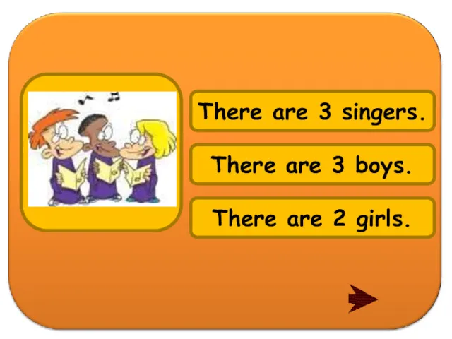 There are 3 boys. There are 2 girls. There are 3 singers.