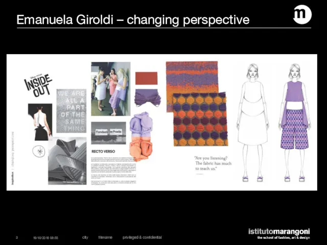 Emanuela Giroldi – changing perspective 19/10/2016 08:55 city filename privileged & confidential