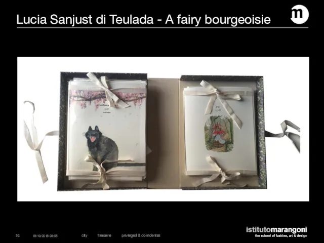 Lucia Sanjust di Teulada - A fairy bourgeoisie 19/10/2016 08:55 city filename privileged & confidential