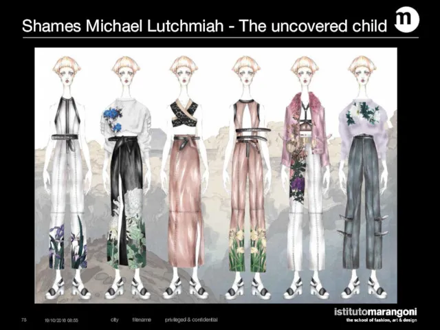 Shames Michael Lutchmiah - The uncovered child 19/10/2016 08:55 city filename privileged & confidential