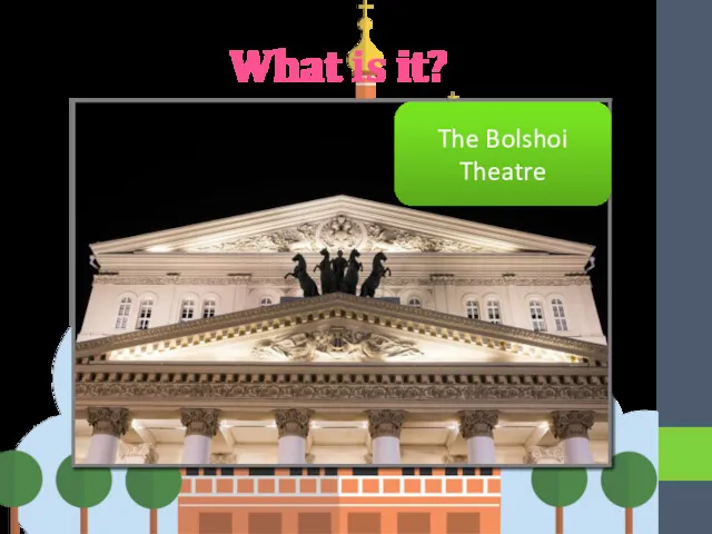 What is it? The Bolshoi Theatre