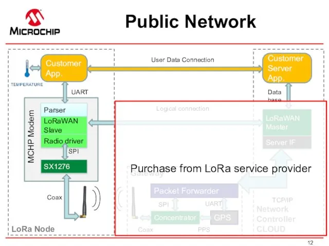 Public Network Purchase from LoRa service provider