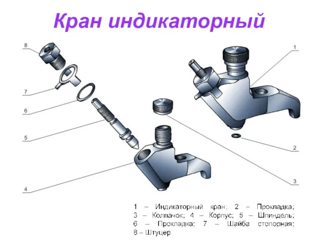 Кран индикаторный