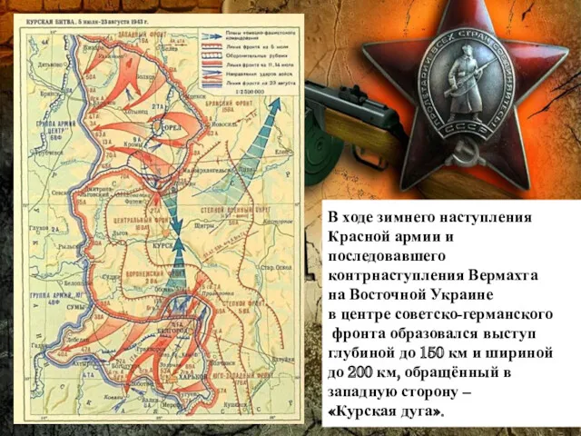 В ходе зимнего наступления Красной армии и последовавшего контрнаступления Вермахта