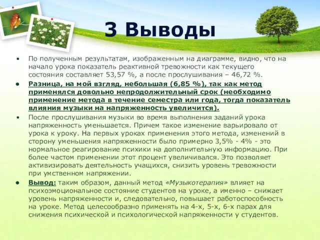 3 Выводы По полученным результатам, изображенным на диаграмме, видно, что