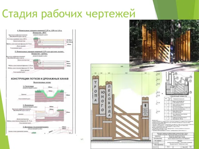 Стадия рабочих чертежей