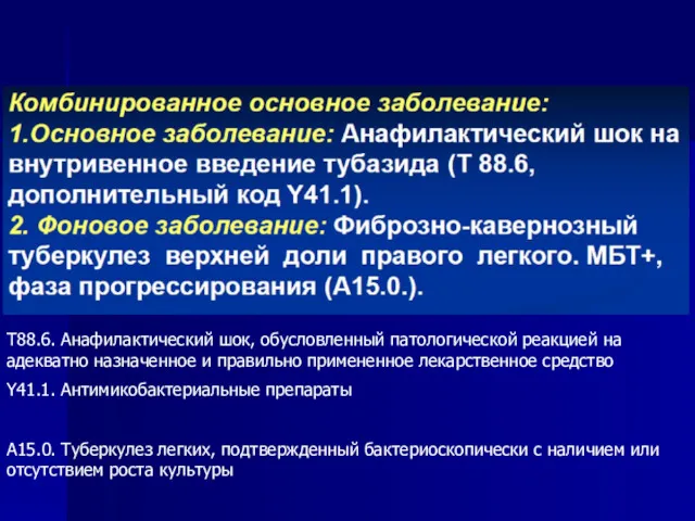 T88.6. Анафилактический шок, обусловленный патологической реакцией на адекватно назначенное и