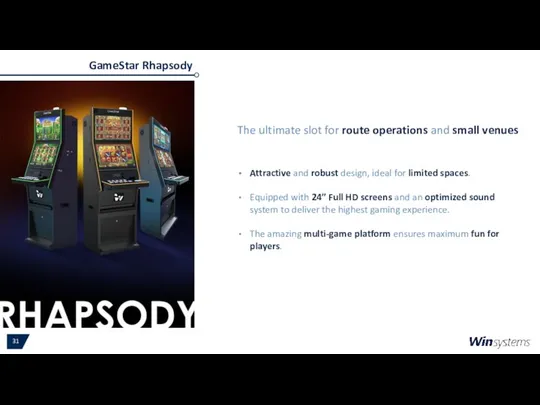 GameStar Rhapsody The ultimate slot for route operations and small