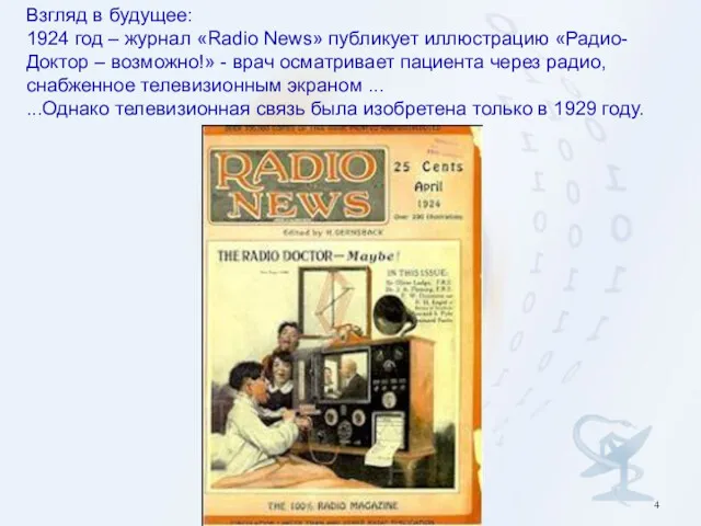 Взгляд в будущее: 1924 год – журнал «Radio News» публикует