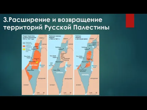 3.Расширение и возвращение территорий Русской Палестины