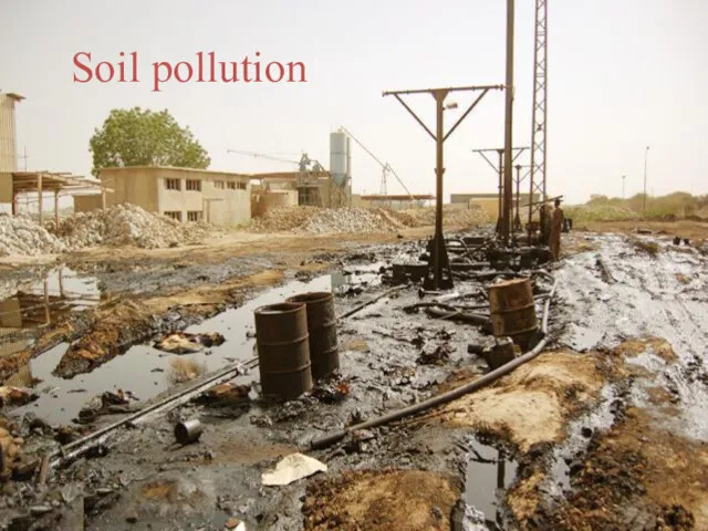 Soil pollution