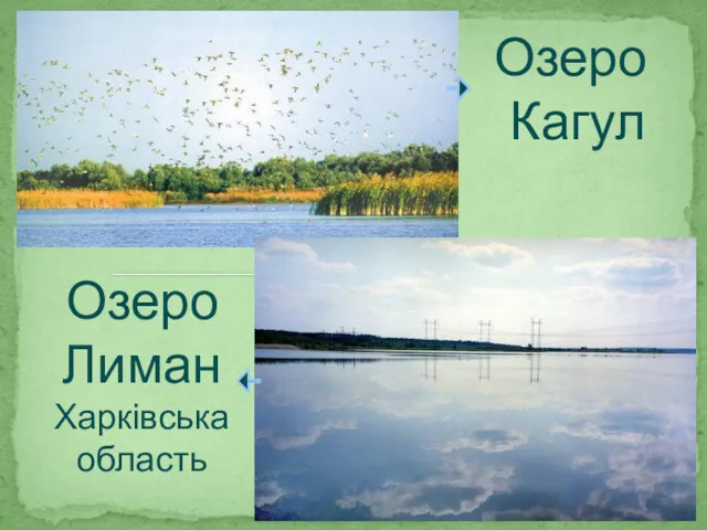 Озеро Кагул Озеро Лиман Харківська область