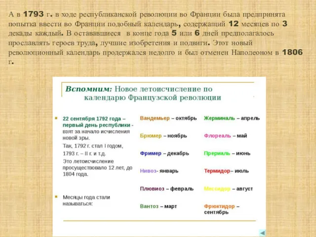 А в 1793 г. в ходе республиканской революции во Франции