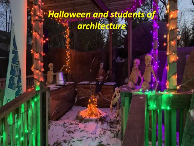 Halloween and students of architecture