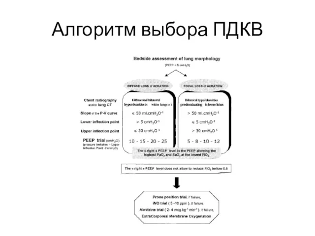 Алгоритм выбора ПДКВ