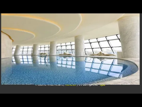 Piscine intérieure, fitness , et complexe spa