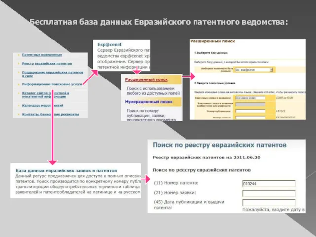 Бесплатная база данных Евразийского патентного ведомства: