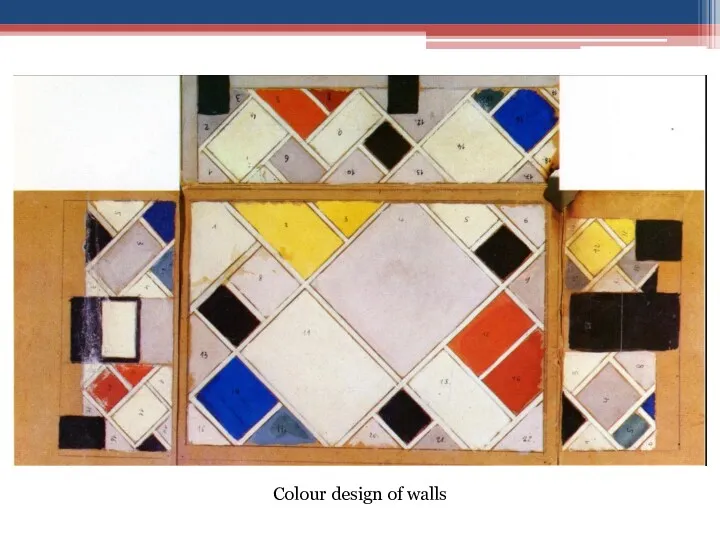 Colour design of walls