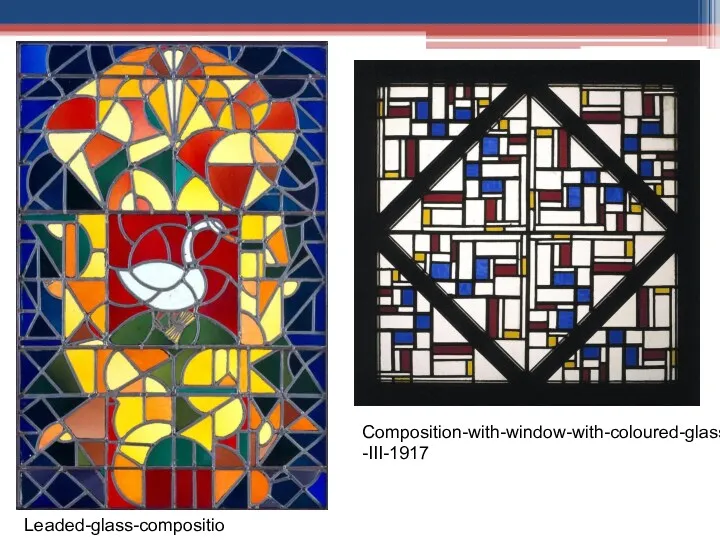 Composition-with-window-with-coloured-glass-III-1917 Leaded-glass-composition-I