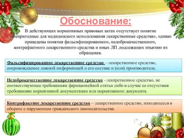 Обоснование: В действующих нормативных правовых актах отсутствует понятие «непригодные для