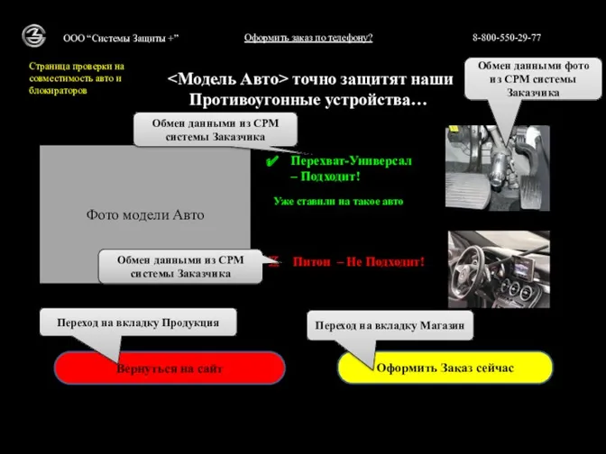 8-800-550-29-77 Оформить заказ по телефону? точно защитят наши Противоугонные устройства…