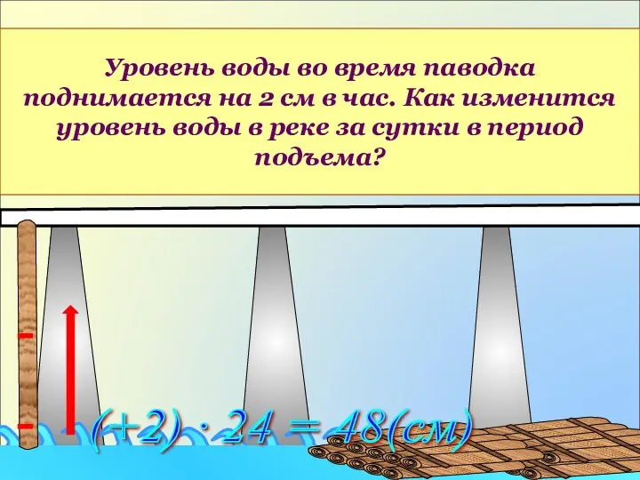 Уровень воды во время паводка поднимается на 2 см в