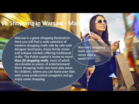 VI. Shopping in Warsaw - Malls