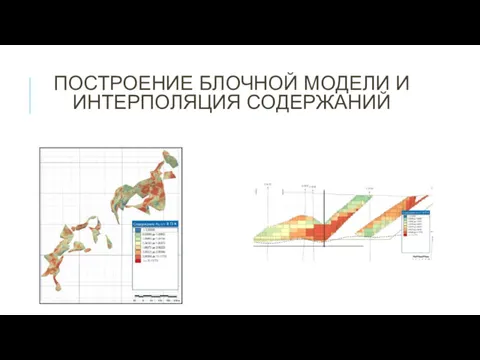 ПОСТРОЕНИЕ БЛОЧНОЙ МОДЕЛИ И ИНТЕРПОЛЯЦИЯ СОДЕРЖАНИЙ