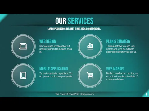 OUR SERVICES WEb Design Id maiestatis intellegebat sit, oratio euismod