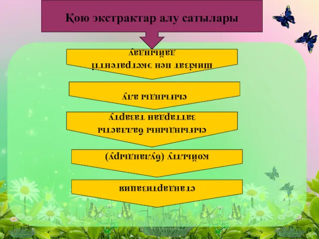 Қою экстрактар алу сатылары шикiзат пен экстрагенттi дайындау сығынды алу