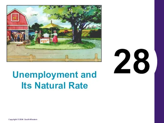 Unemployment and Its Natural Rate