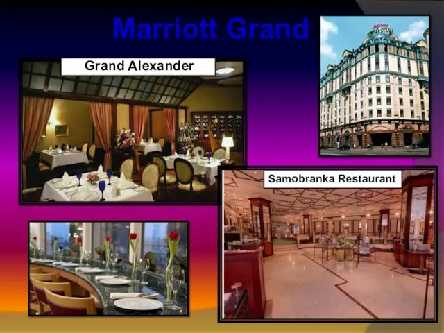 Marriott Grand Grand Alexander Samobranka Restaurant