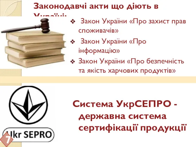 Законодавчі акти що діють в Україні: Закон України «Про захист