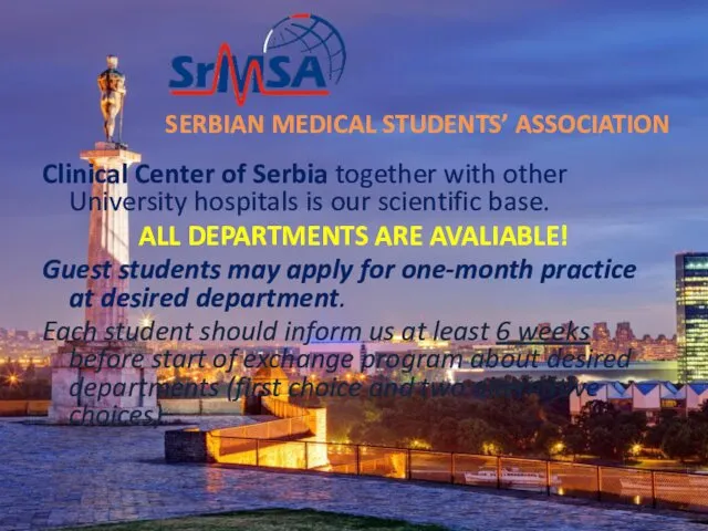 Clinical Center of Serbia together with other University hospitals is