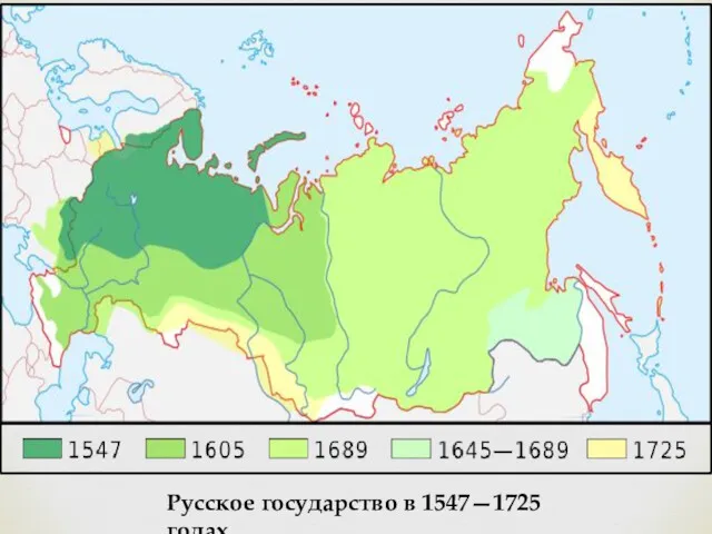 Русское государство в 1547—1725 годах