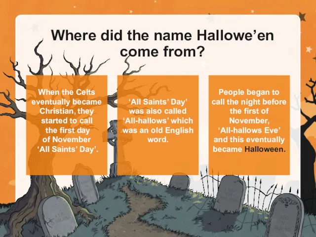 Where did the name Hallowe’en come from? When the Celts