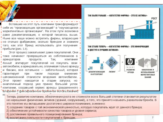 Вставшие на этот путь компании трансформируют себя из "производящих организаций"