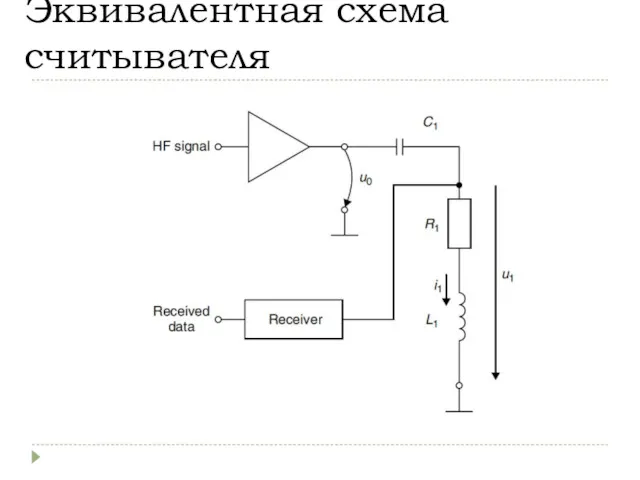 Эквивалентная схема считывателя