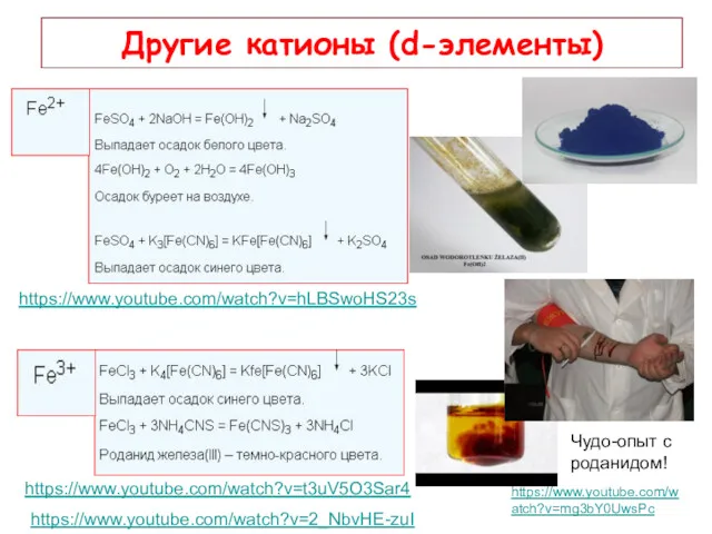 Репетиторский центр «РадиусК» – ради успешной карьеры! Другие катионы (d-элементы)