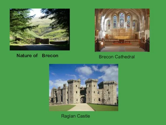 Nature of Brecon Brecon Cathedral Raglan Castle