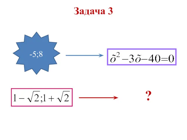 Задача 3 ? -5;8