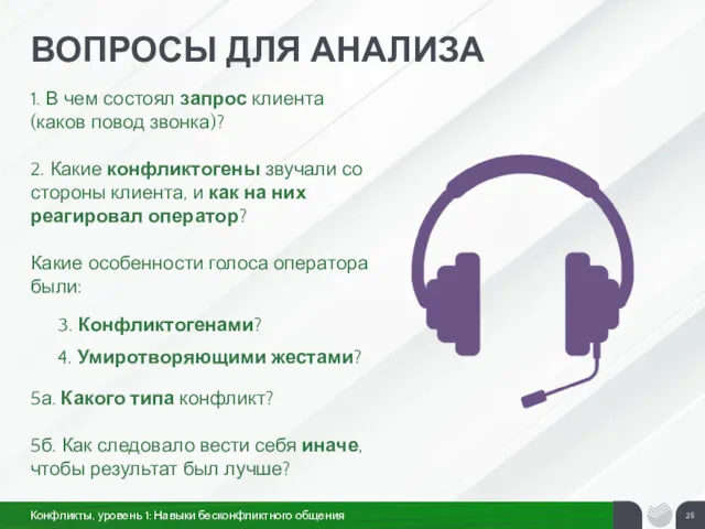 ВОПРОСЫ ДЛЯ АНАЛИЗА 1. В чем состоял запрос клиента (каков