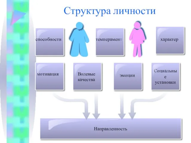 Структура личности способности темперамент характер мотивация Волевые качества эмоции