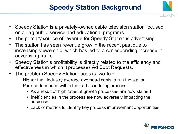 Speedy Station is a privately-owned cable television station focused on