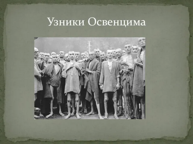 Узники Освенцима