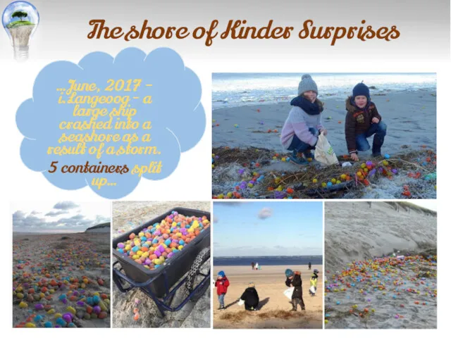 The shore of Kinder Surprises …June, 2017 – i.Langeoog -